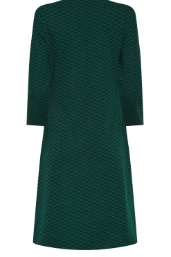 M&Co Womens M&Co Green Jacquard Shift Dress