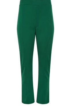 M&Co Womens M&Co Green Stretch Tapered Trousers