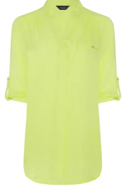 M&Co Womens M&Co Green Tab Sleeve Blouse