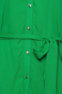 M&Co Womens M&Co Green Tie Waist Blouse