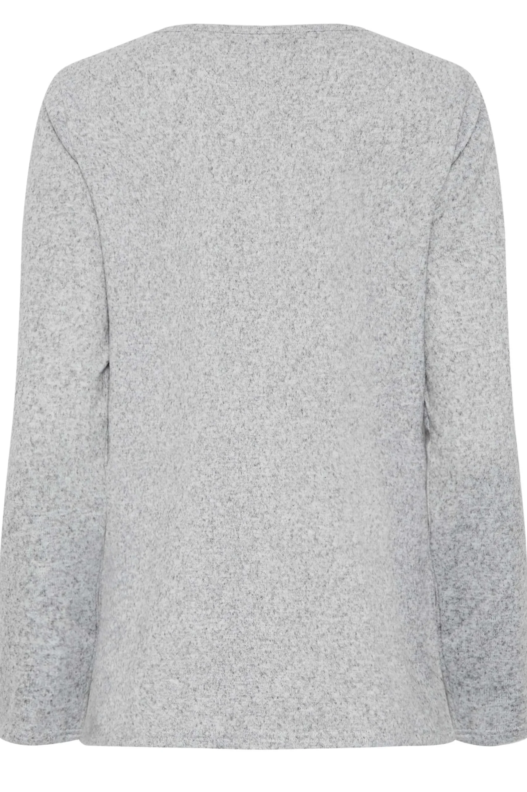 M&Co Womens M&Co Grey Sequin Star Soft Touch Jumper