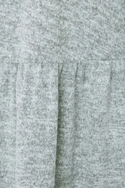 M&Co Womens M&Co Grey Soft Touch Smock Top