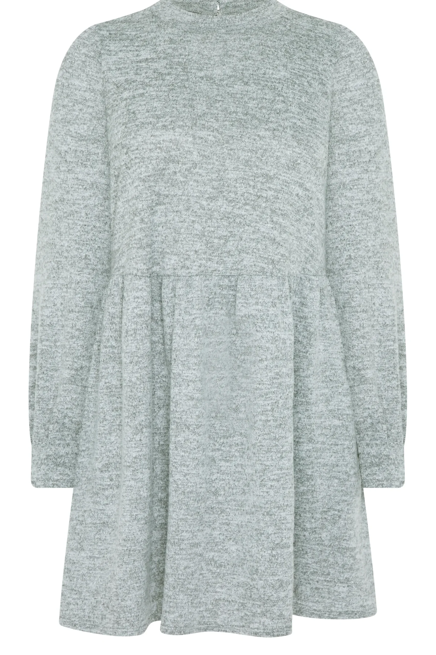M&Co Womens M&Co Grey Soft Touch Smock Top