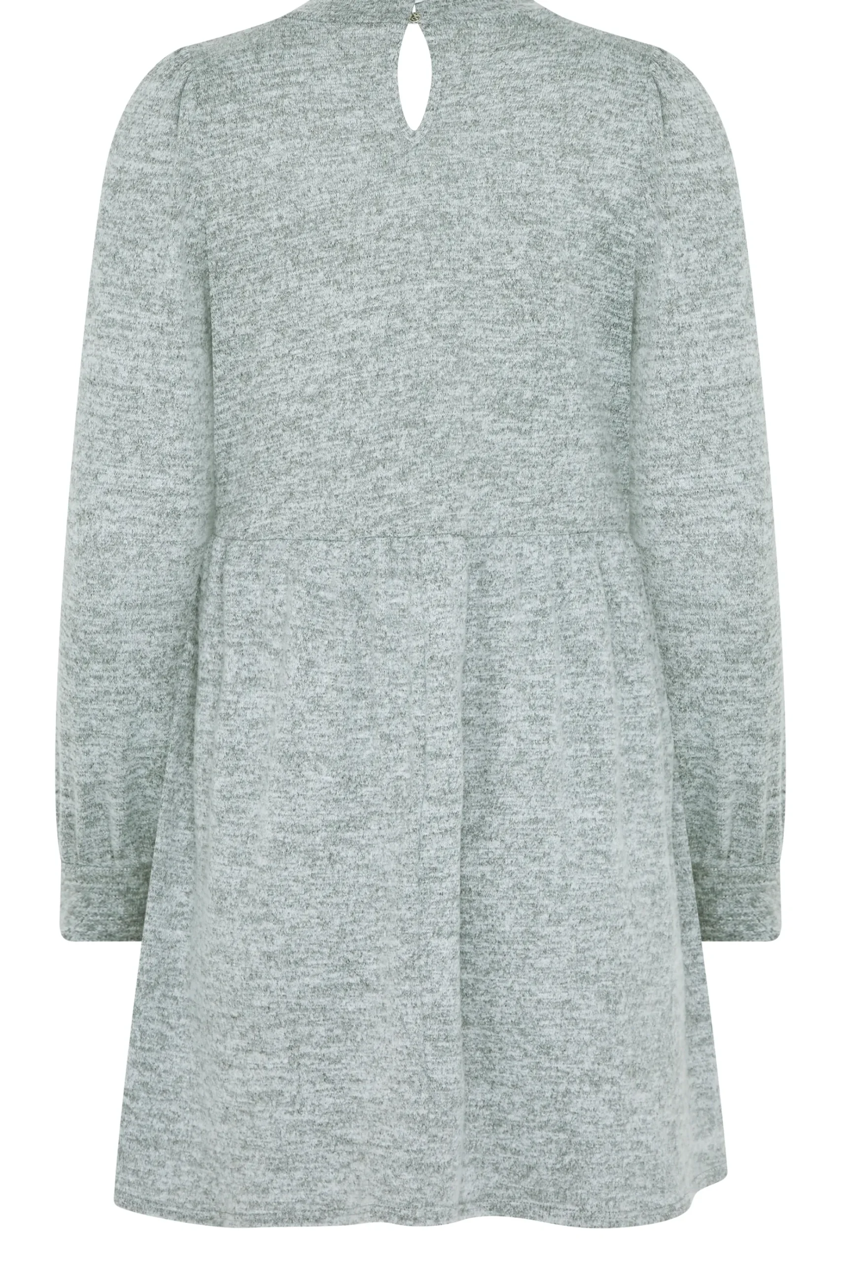 M&Co Womens M&Co Grey Soft Touch Smock Top