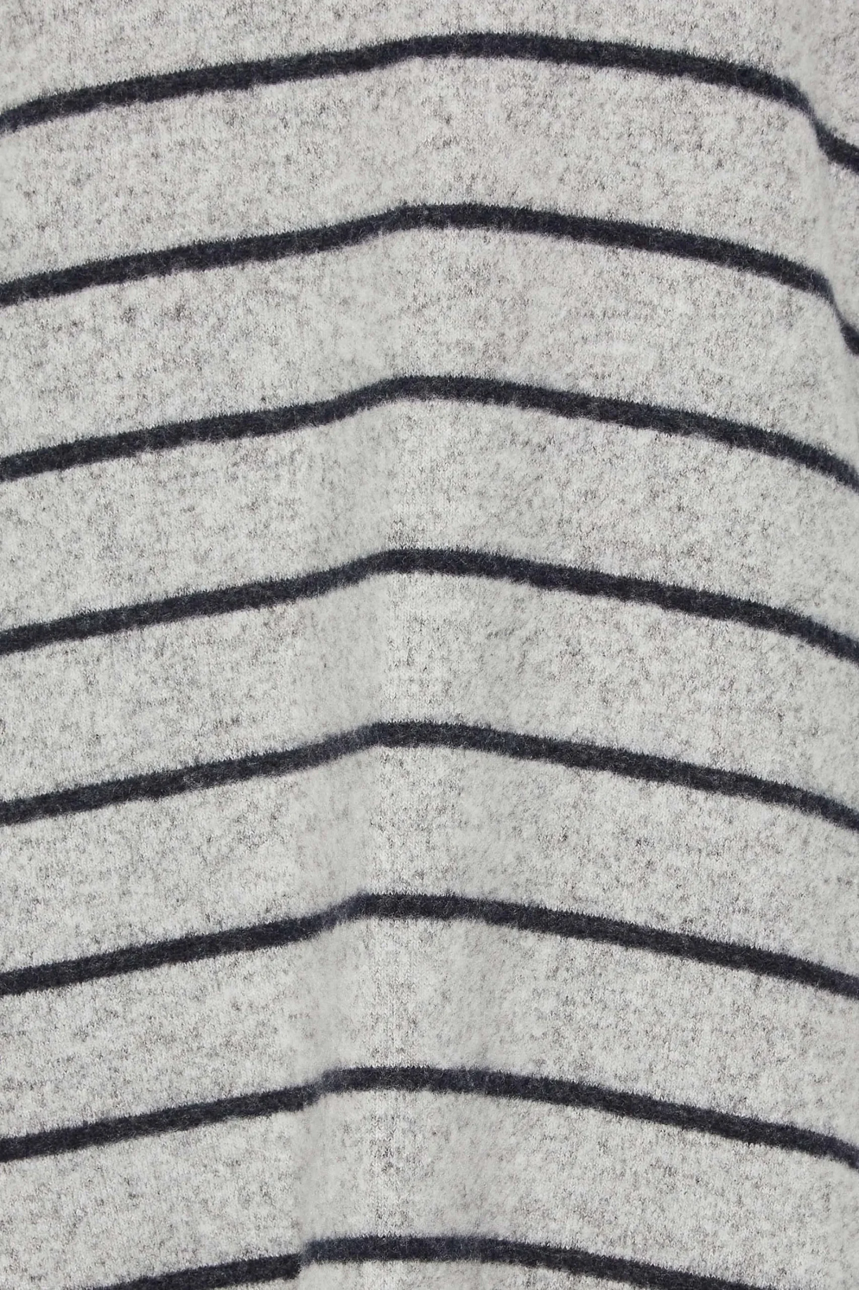M&Co Womens M&Co Grey Stripe Jumper