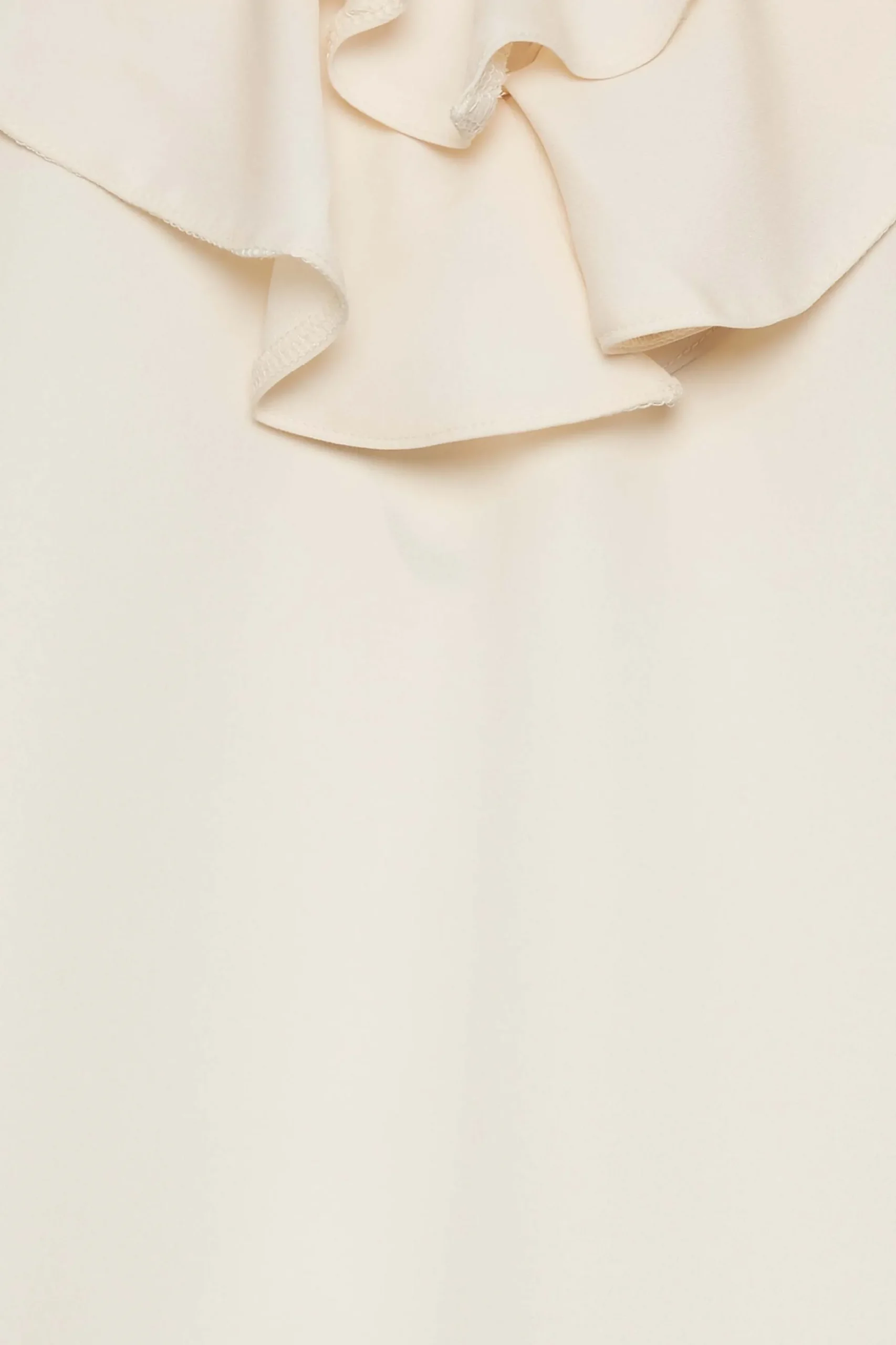 M&Co Womens M&Co Ivory White Frill Blouse