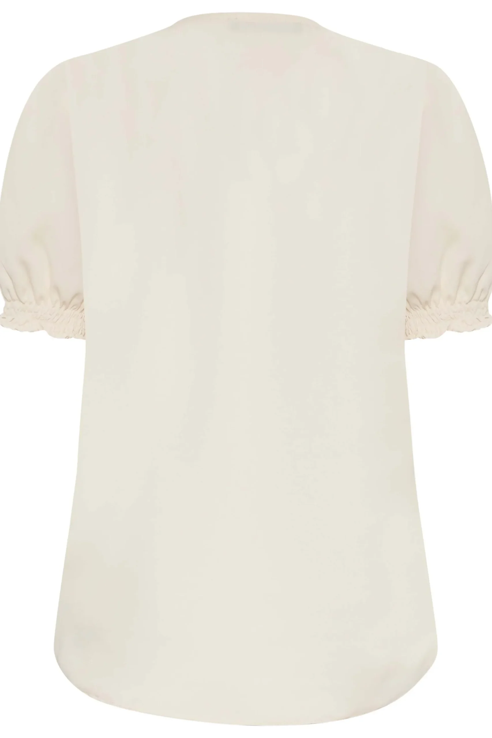 M&Co Womens M&Co Ivory White Frill Blouse