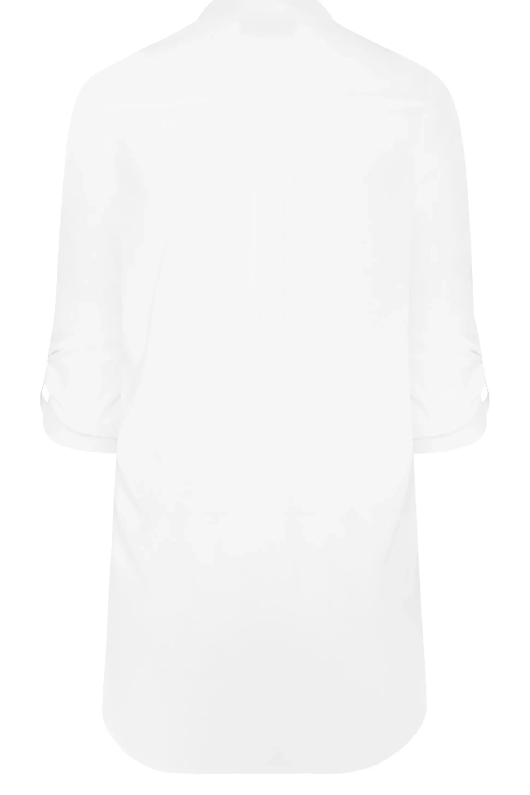 M&Co Womens M&Co Ivory White Tab Sleeve Blouse