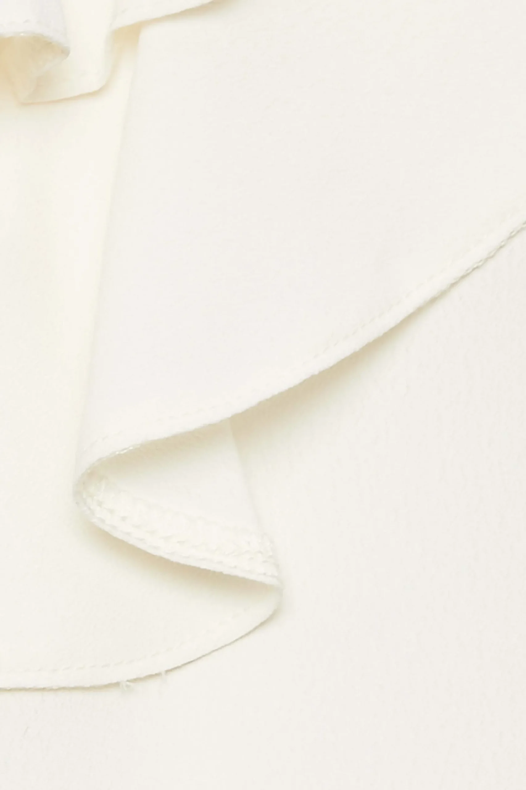 M&Co Womens M&Co Ivory White Frill Front Blouse