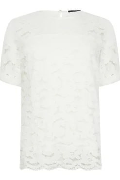 M&Co Womens M&Co Ivory White Lace Blouse