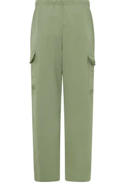 M&Co Womens M&Co Khaki Green Cargo Slim Leg Trousers