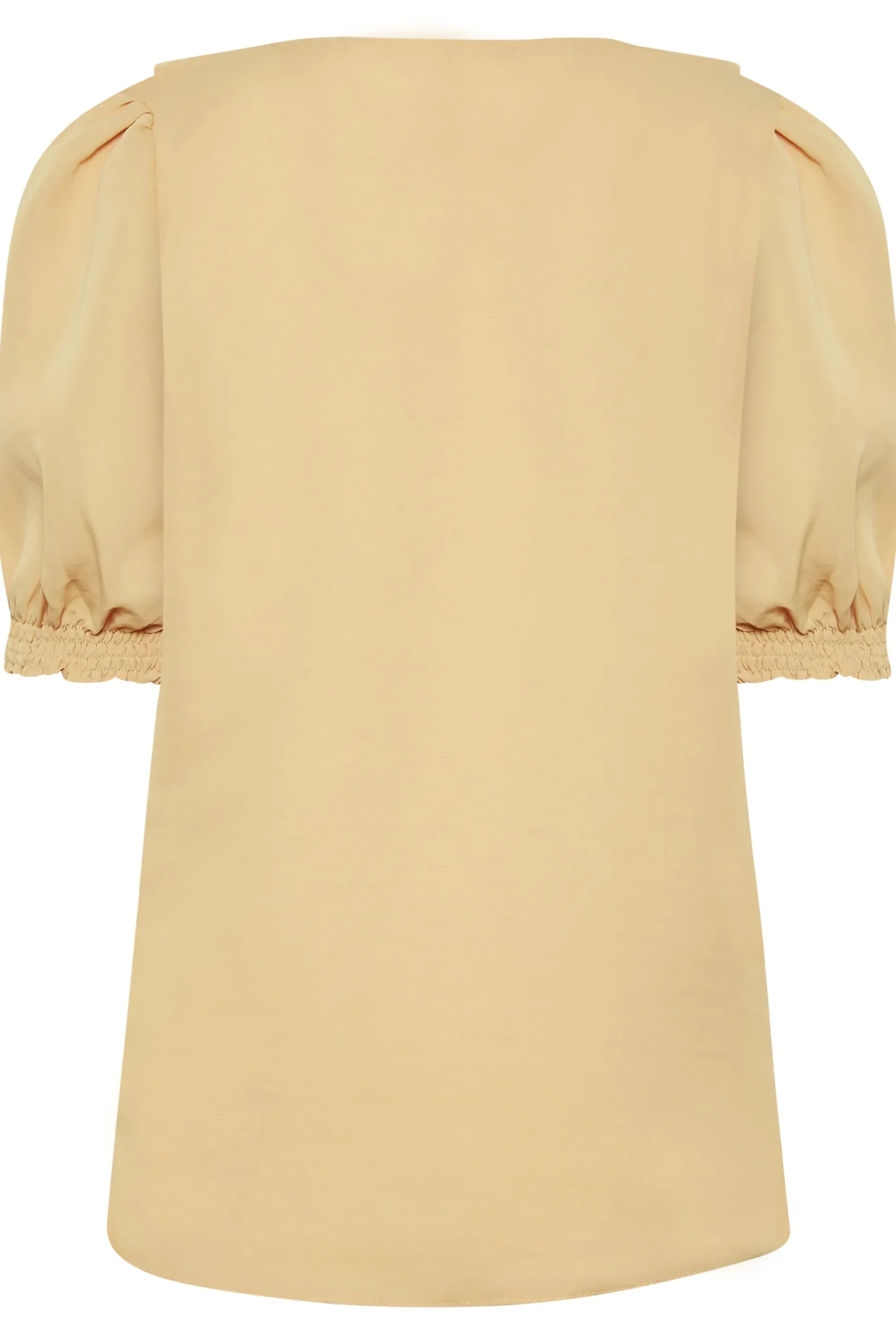 M&Co Womens M&Co Light Orange Frill Front Blouse