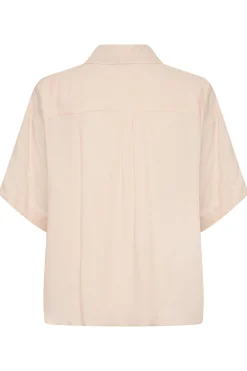 M&Co Womens M&Co Light Pink V-Neck Collared Shirt
