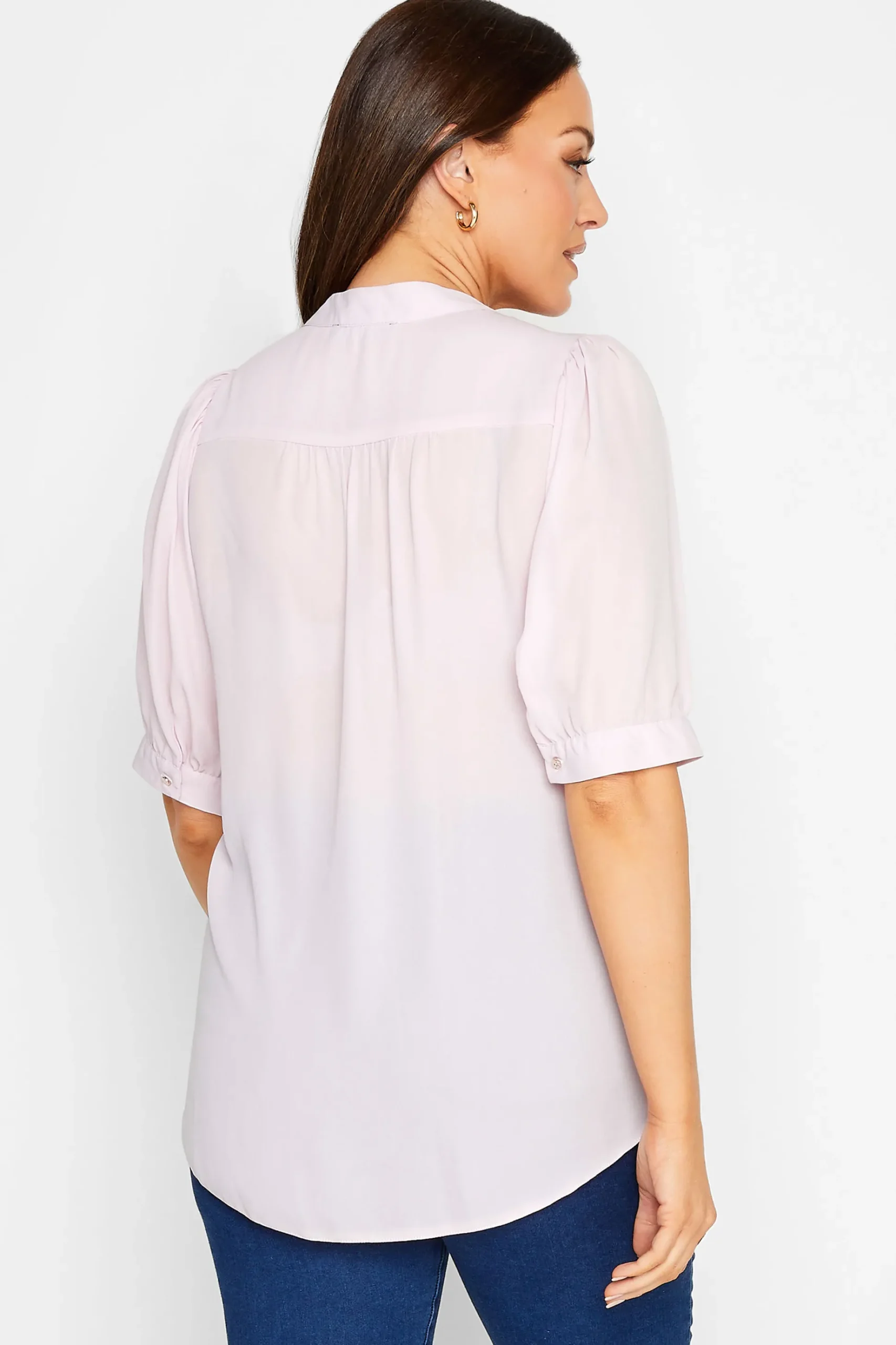 M&Co Womens M&Co Lilac Purple Button Through Shirt