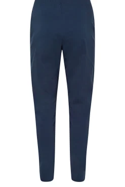 M&Co Womens M&Co Navy Blue Stretch Bengaline Trousers