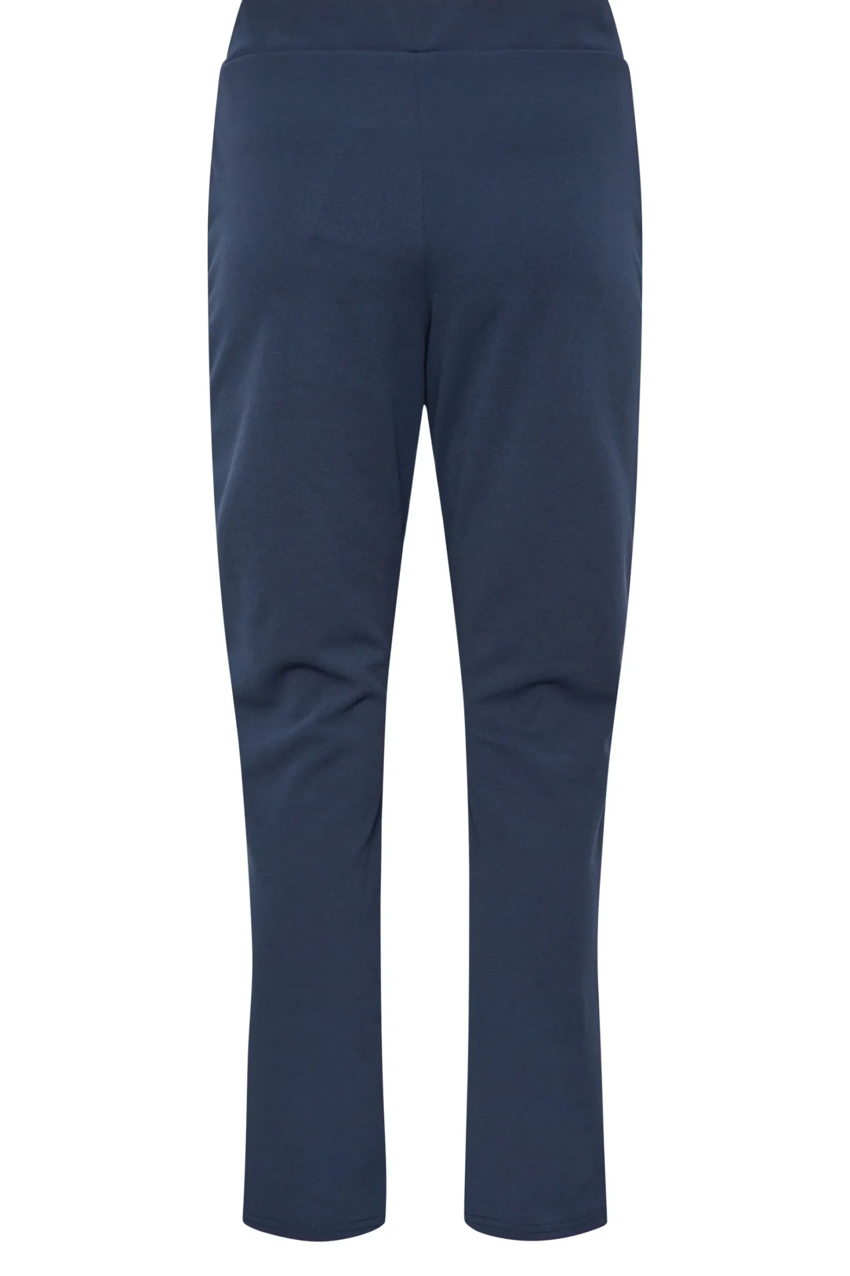 M&Co Womens M&Co Navy Blue Stretch Tapered Trousers