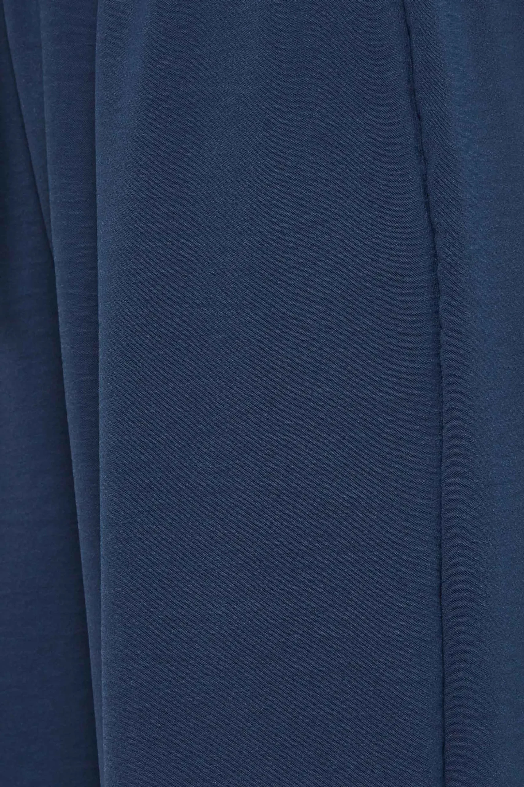 M&Co Womens M&Co Navy Blue Crepe Wide Leg Trousers