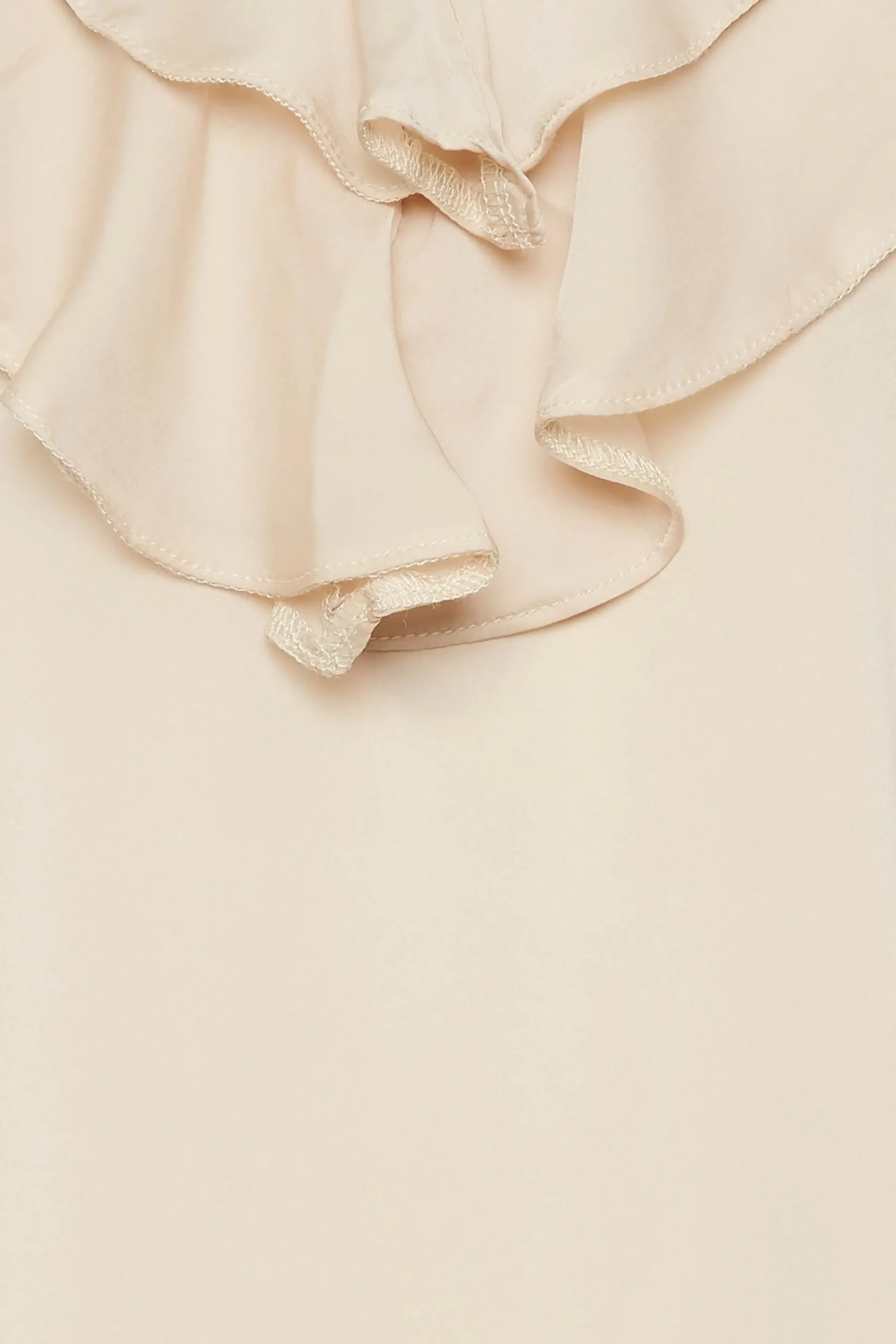 M&Co Womens M&Co Nude Frill Front Blouse