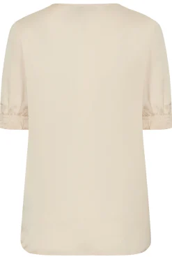 M&Co Womens M&Co Nude Frill Front Blouse