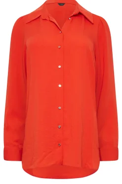 M&Co Womens M&Co Orange Tie Waist Tunic Shirt
