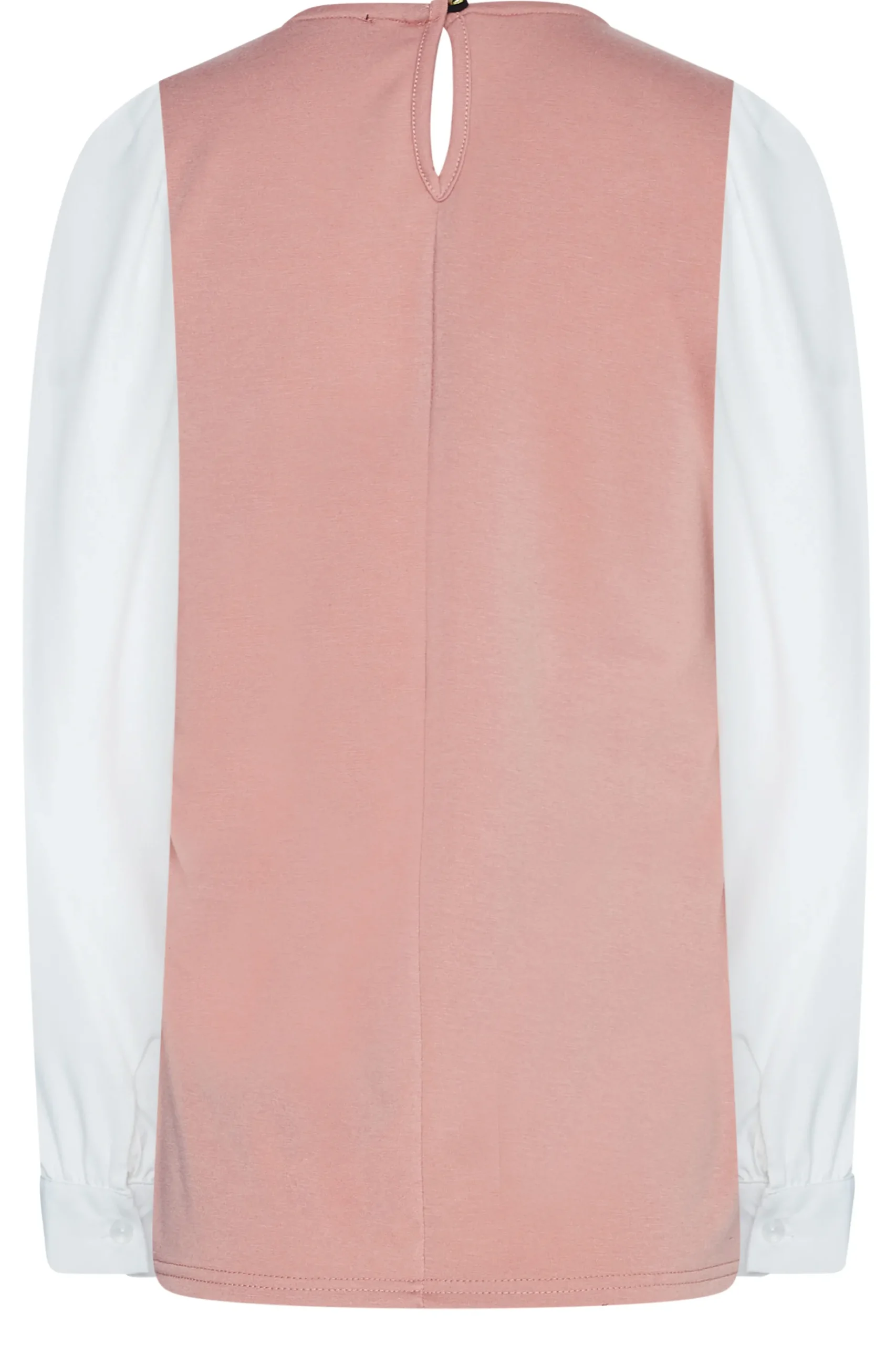 M&Co Womens M&Co Pink Contrast Long Sleeve Top