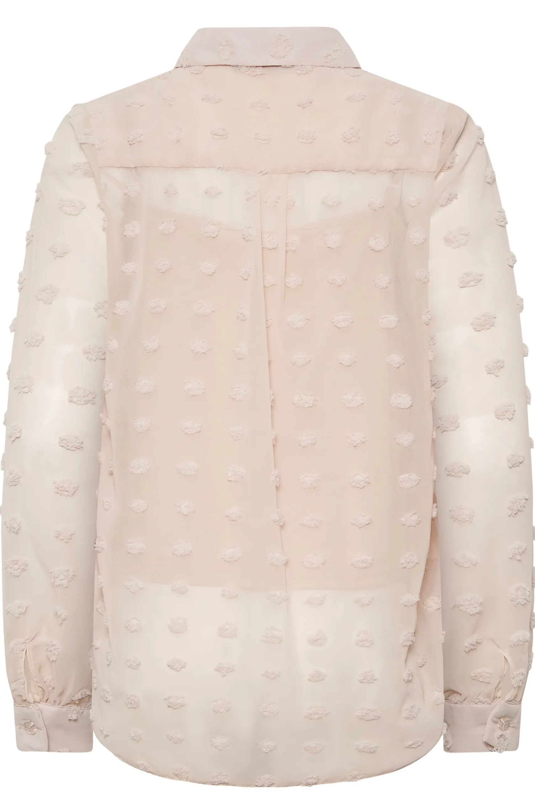 M&Co Womens M&Co Pink Dobby Spot Shirt