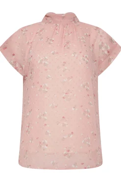 M&Co Womens M&Co Pink Floral Print Blouse