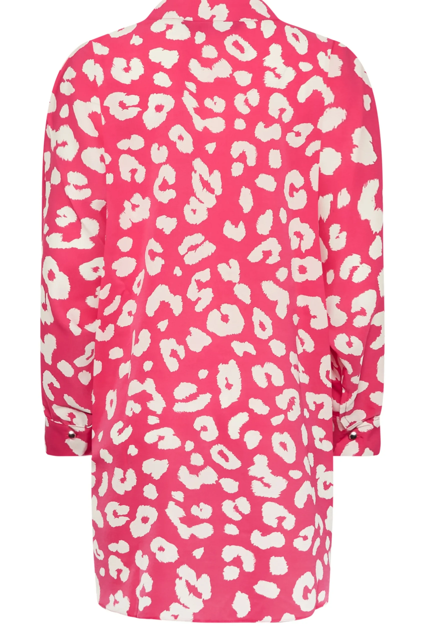 M&Co Womens M&Co Pink Leopard Print Blouse