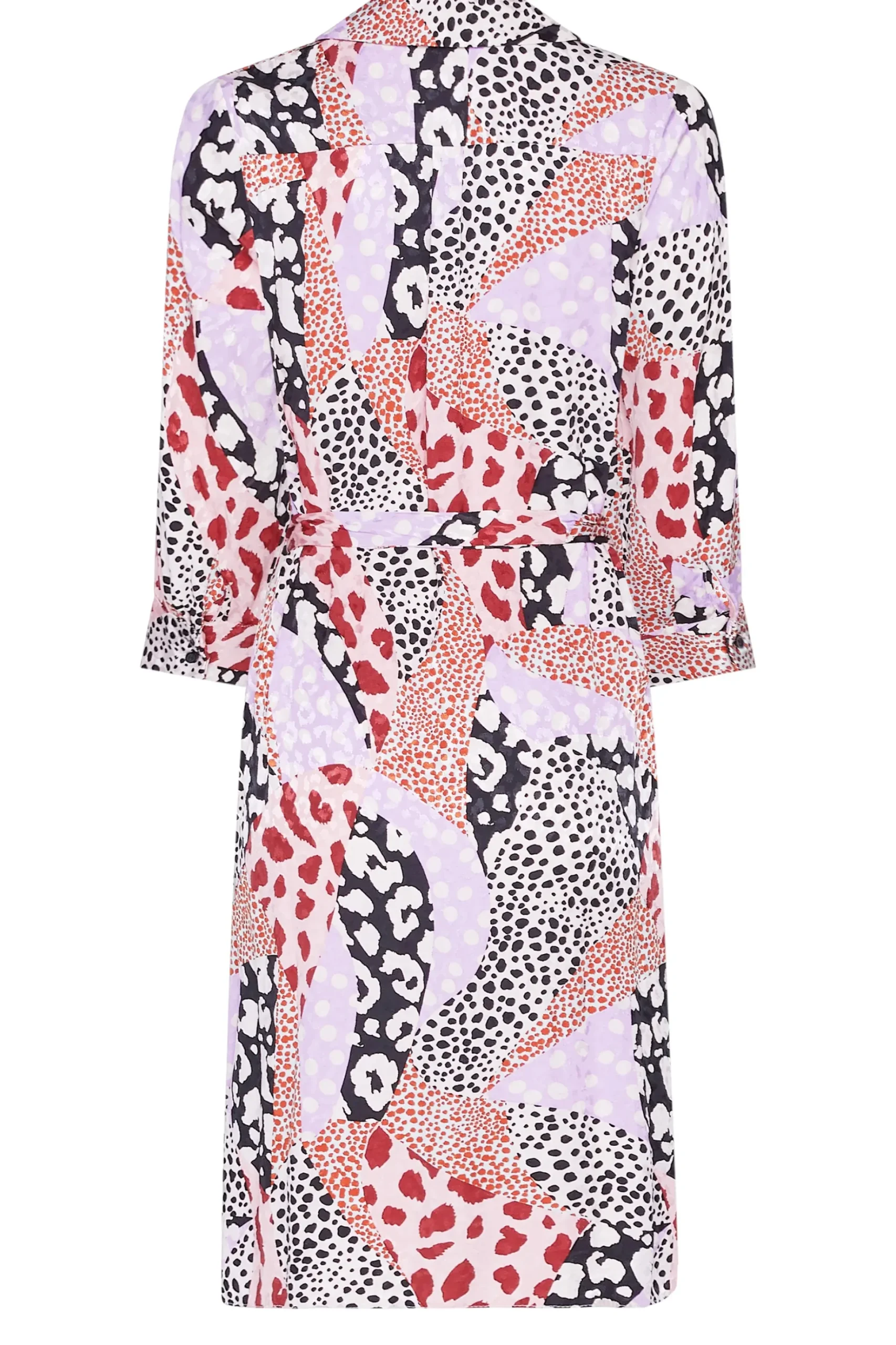 M&Co Womens M&Co Pink Mixed Animal Print Shirt Dress