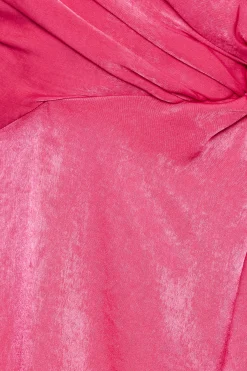 M&Co Womens M&Co Pink Satin Wrap Dress