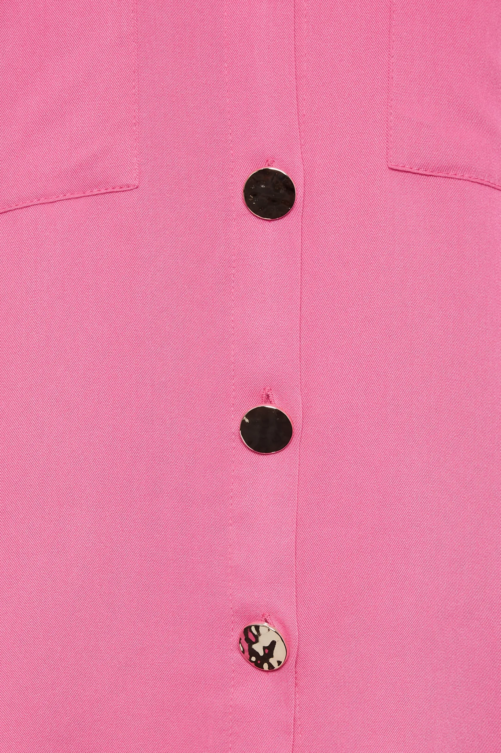 M&Co Womens M&Co Pink Statement Button Shirt