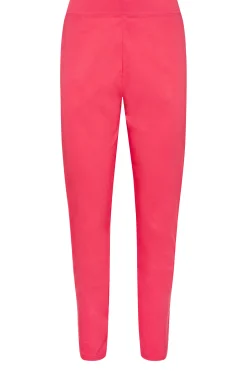 M&Co Womens M&Co Pink Stretch Bengaline Trousers