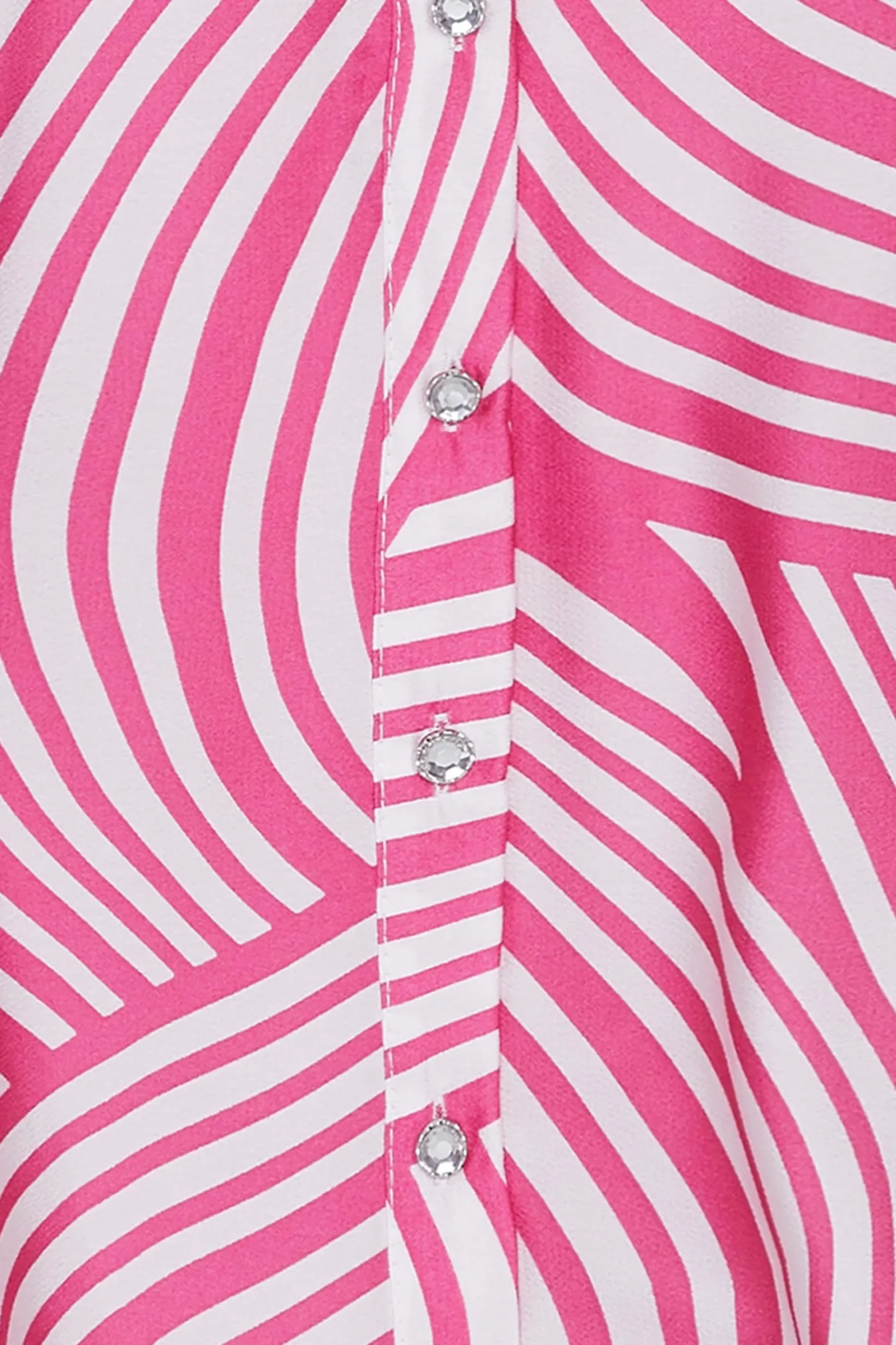 M&Co Womens M&Co Pink Swirl Print Shirt