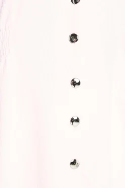 M&Co Womens M&Co Pink Textured Button Through Dress