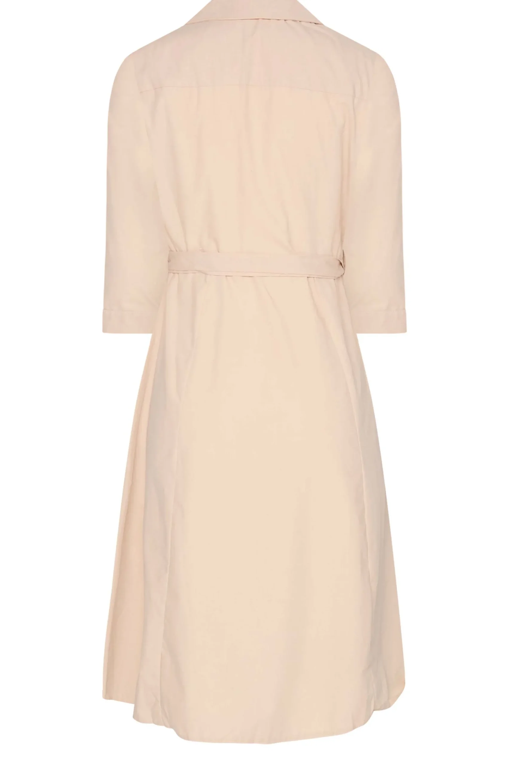 M&Co Womens M&Co Pink Tie Waist Shirt Dress