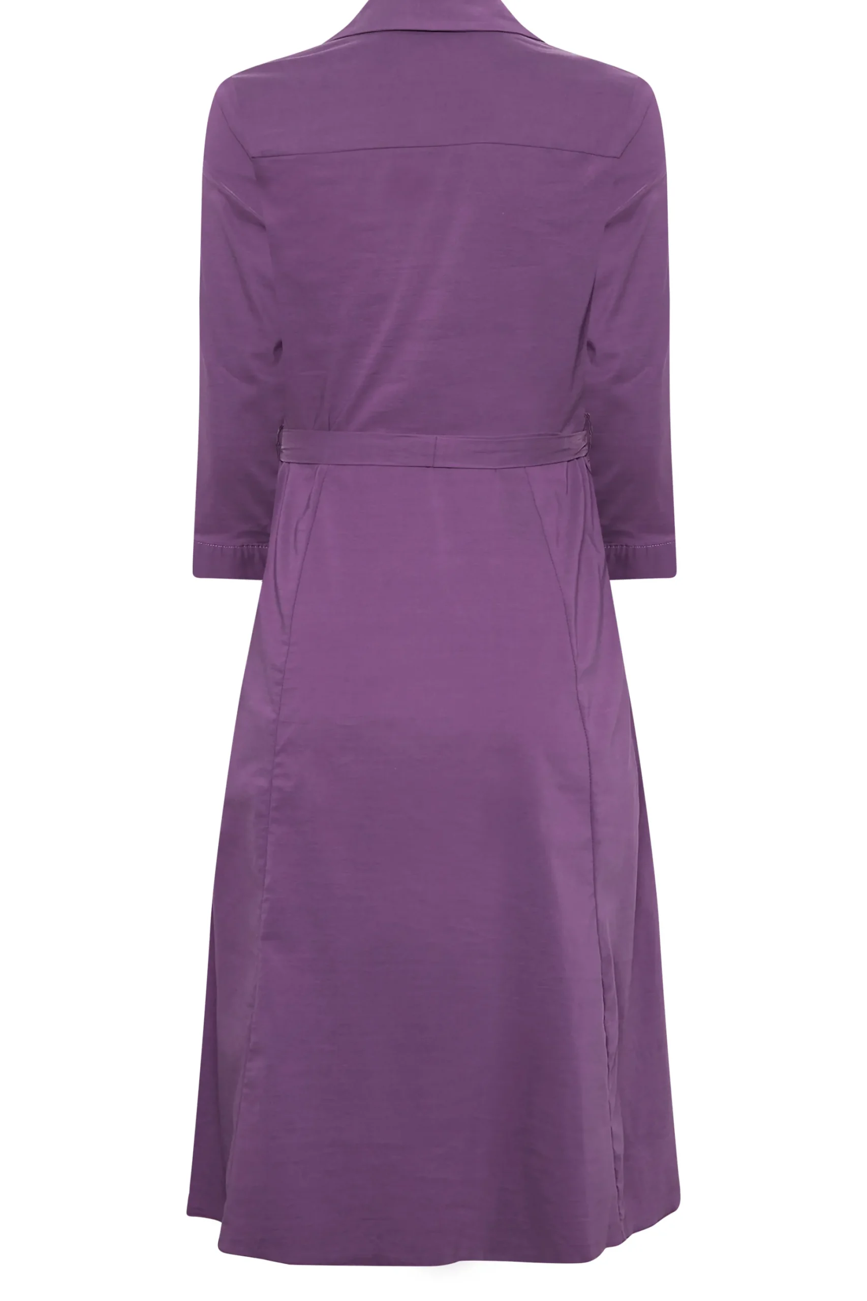 M&Co Womens M&Co Purple Tie Waist Shirt Dress