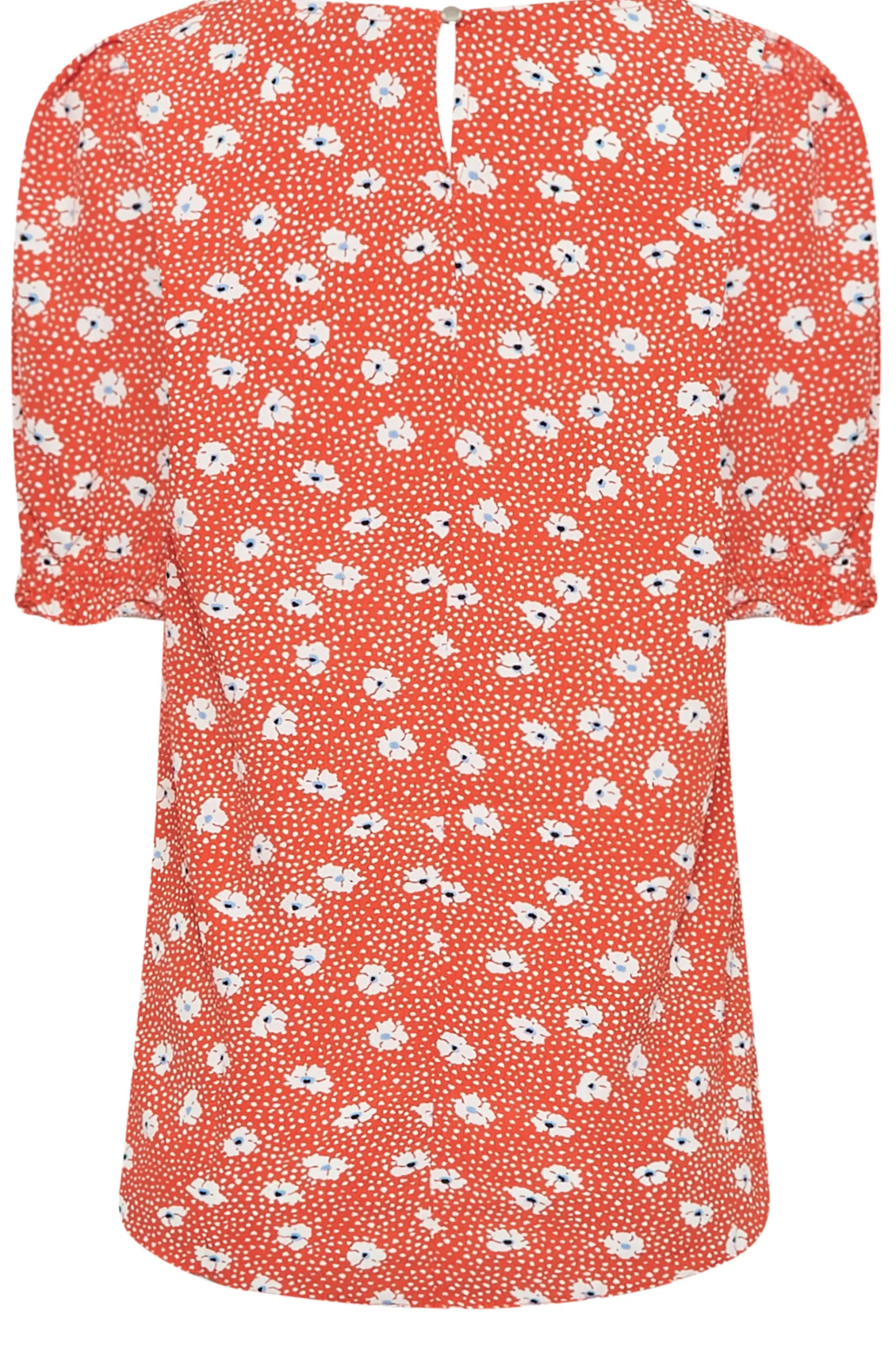 M&Co Womens M&Co Red Daisy Print Blouse
