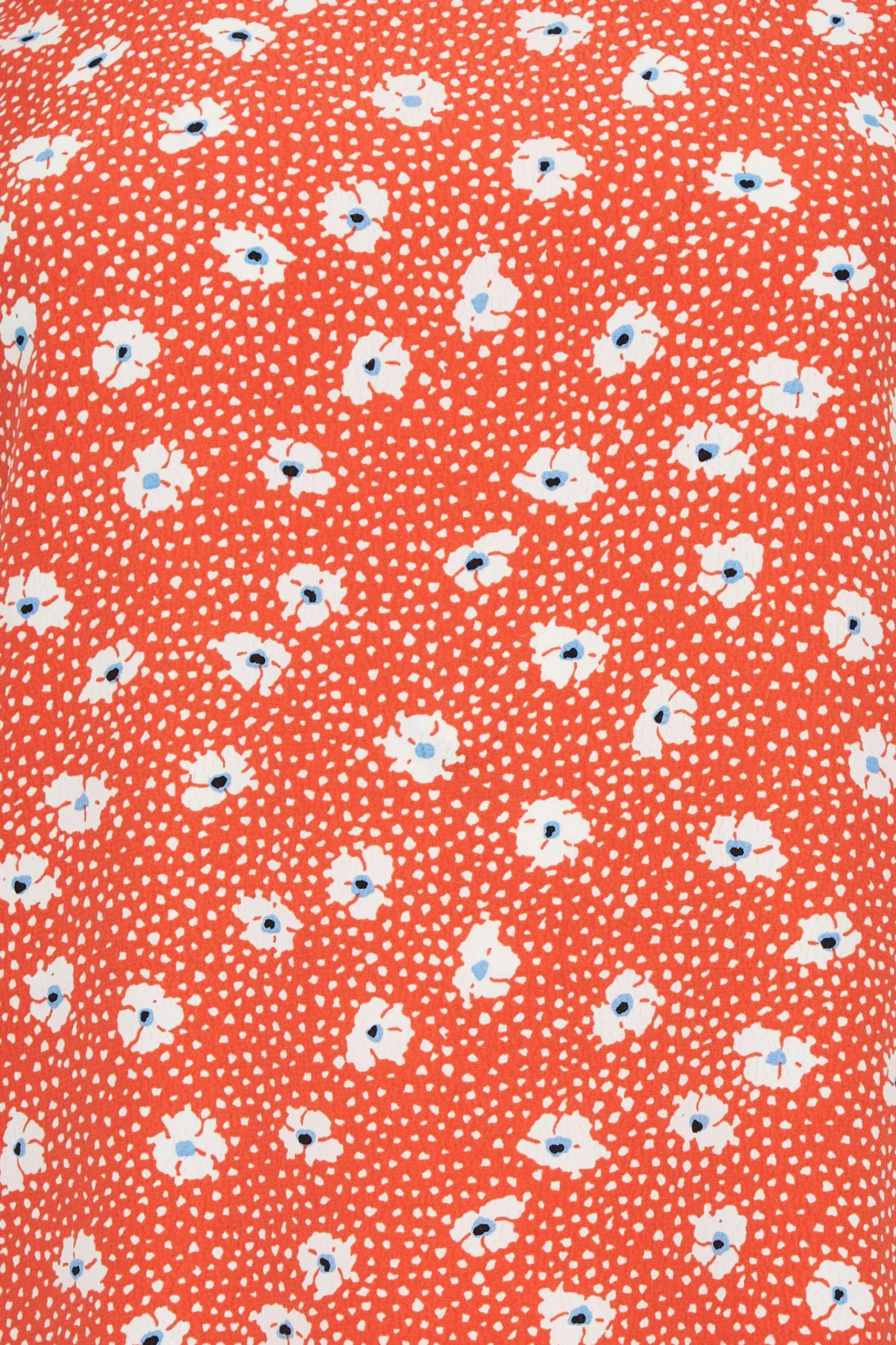 M&Co Womens M&Co Red Daisy Print Blouse