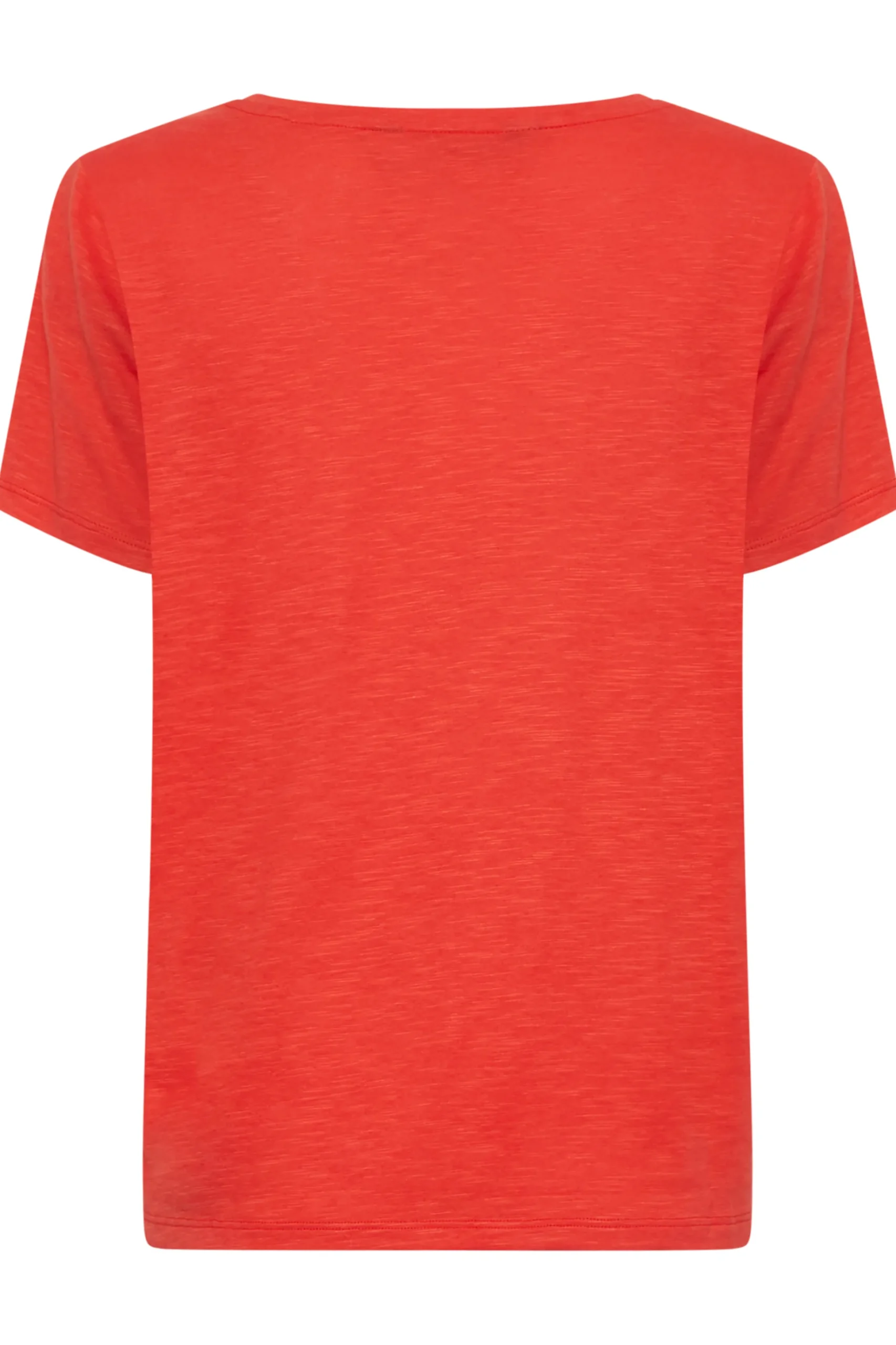 M&Co Womens M&Co Red Short Sleeve Cotton Blend T-Shirt