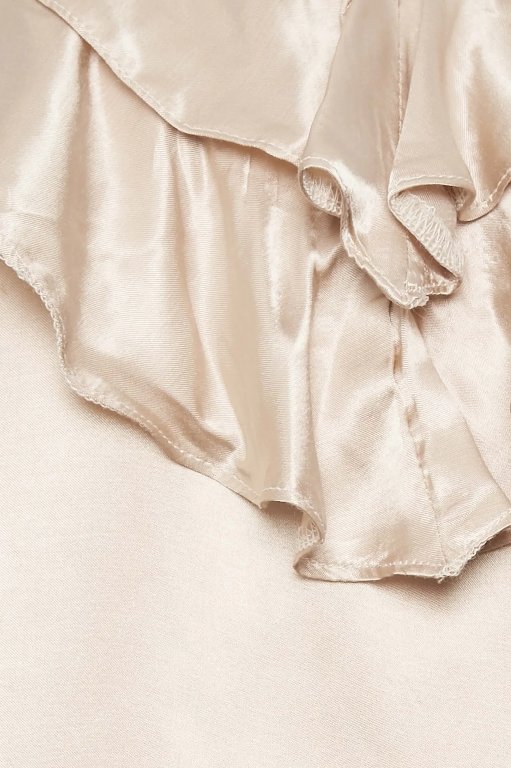 M&Co Womens M&Co Rose Gold Frill Front Blouse