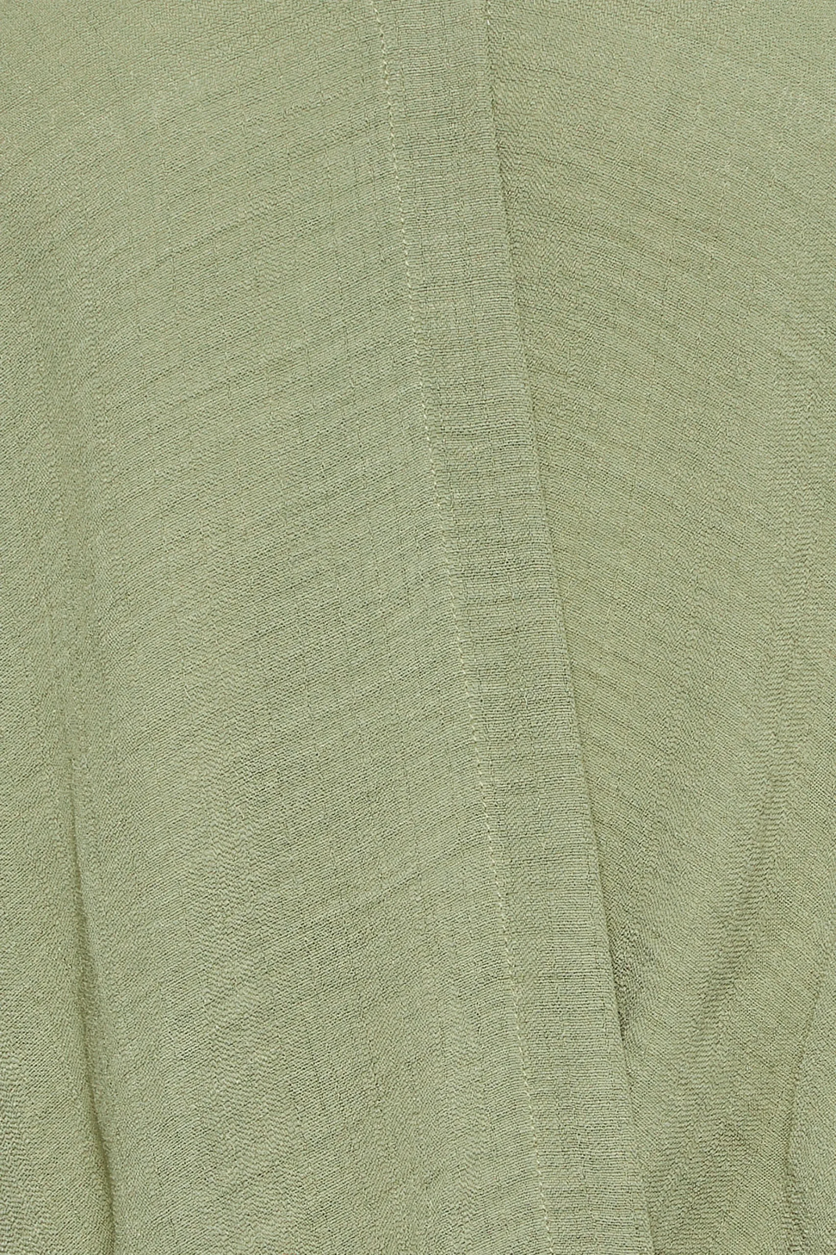 M&Co Womens M&Co Sage Green V-Neck Wrap Blouse