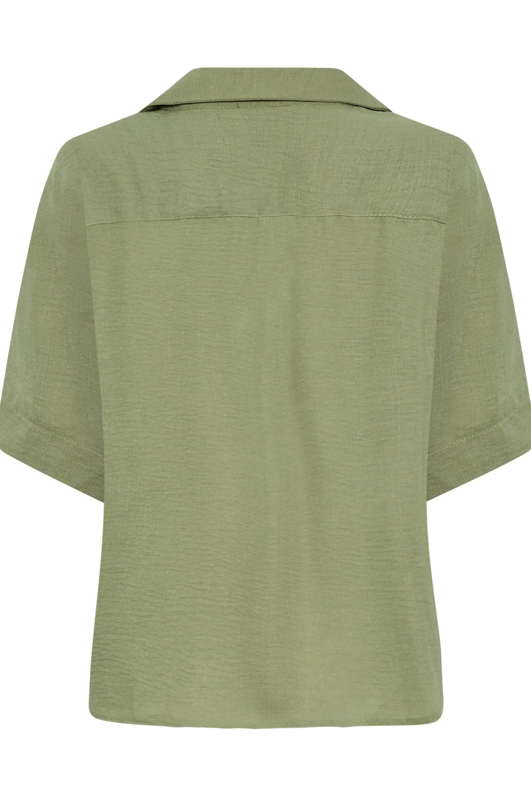 M&Co Womens M&Co Sage Green V-Neck Wrap Blouse