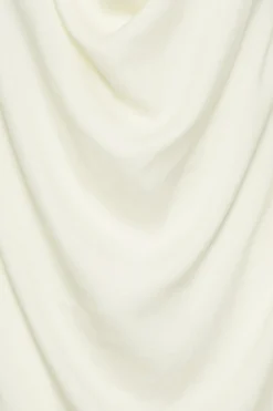 M&Co Womens M&Co White Cowl Neck Blouse