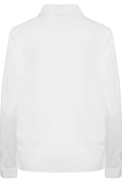 M&Co Womens M&Co White Fitted Poplin Shirt