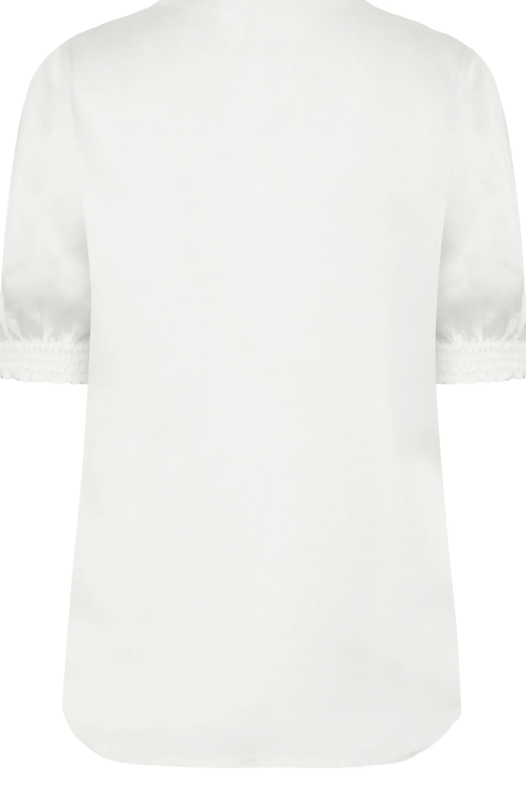 M&Co Womens M&Co White Frill Front Blouse