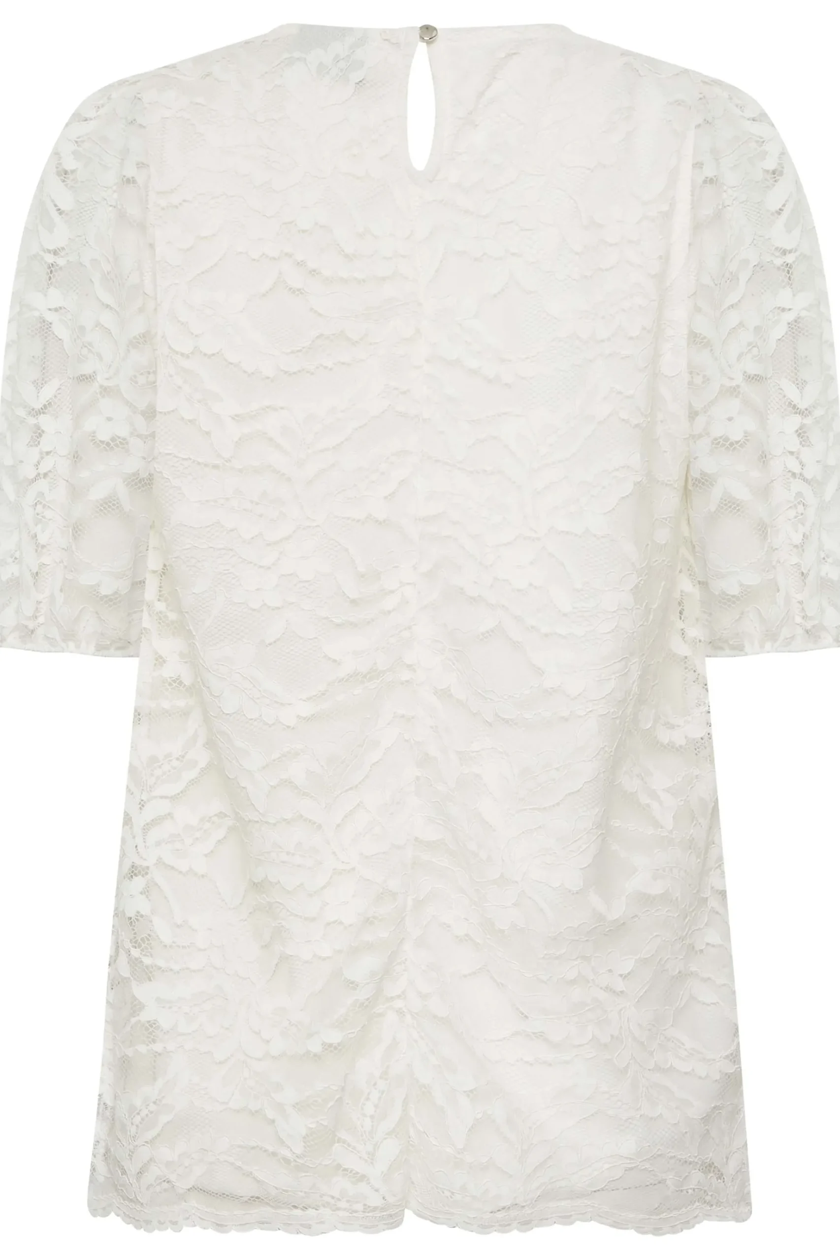 M&Co Womens M&Co White Lace Floral Blouse