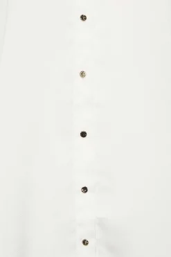 M&Co Womens M&Co White Tie Back Tunic Shirt