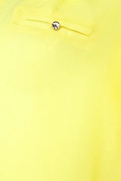 M&Co Womens M&Co Yellow Tab Sleeve Blouse