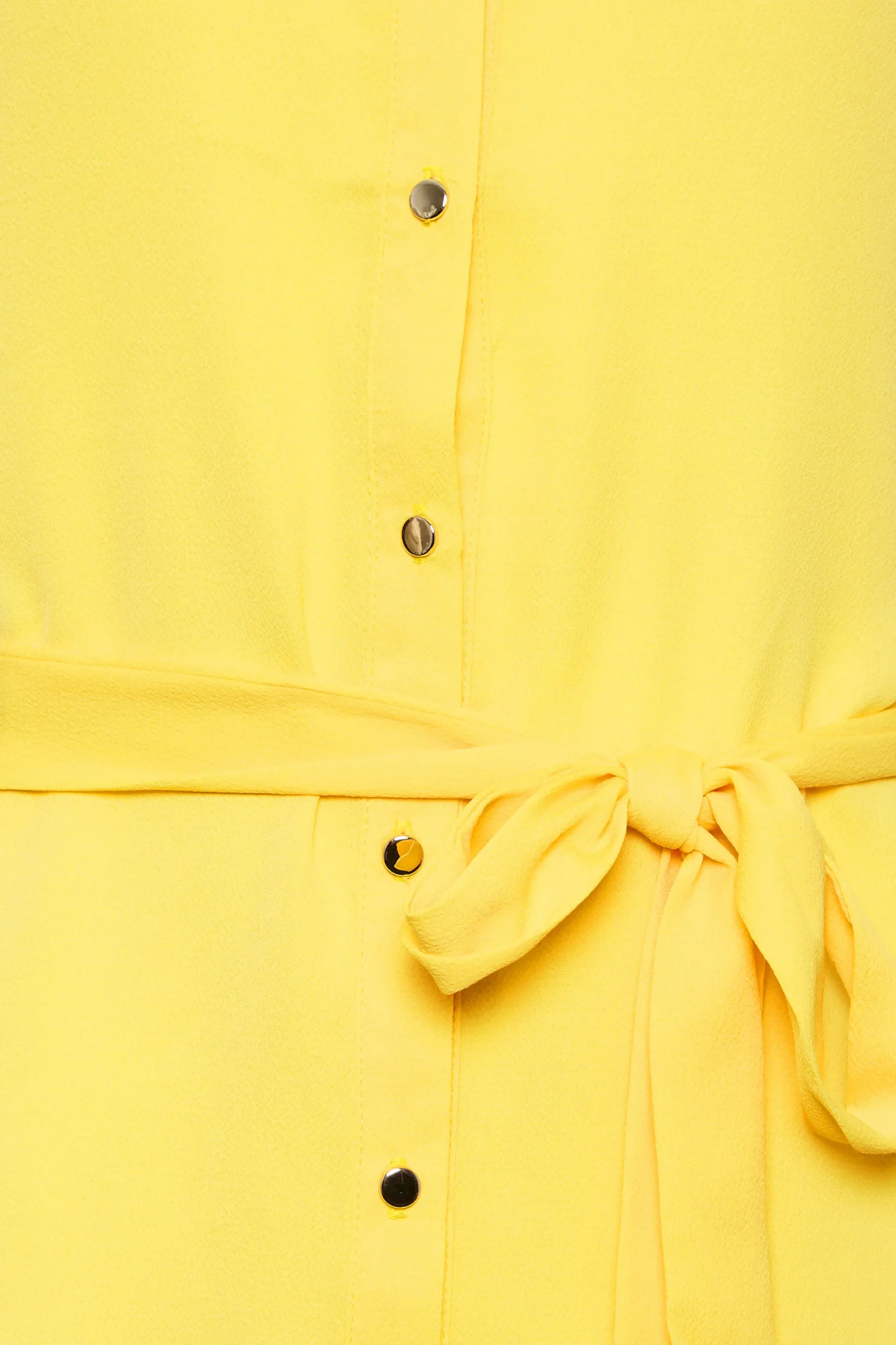 M&Co Womens M&Co Yellow Tie Waist Blouse