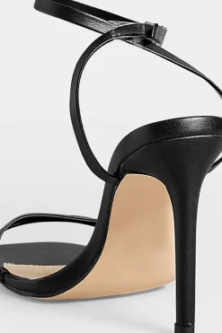 Pixiegirl Pixiegirl Black Double Band Heels In Standard Fit